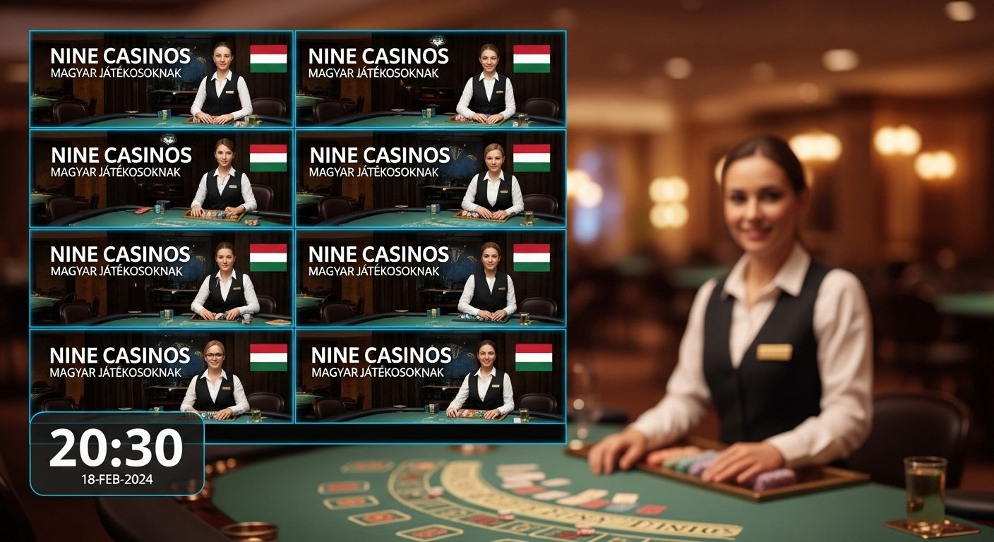 Élő kaszinó élmény nine casino bonus